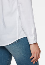 Load image into Gallery viewer, BLUSE | Klassische weiße Bluse aus Viskose und Baumwolle
