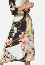 Load image into Gallery viewer, KLEID | Midi-Kleid mit Kettenmuster
