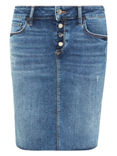 Load image into Gallery viewer, RENEE | Jeansrock im Used Look
