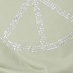 Load image into Gallery viewer, T-SHIRT | T-Shirt mit Peace-Zeichen aus Strass

