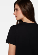Load image into Gallery viewer, T-SHIRT | Schwarzes T-Shirt mit Wonder Woman Print
