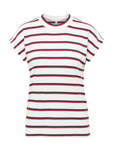 Load image into Gallery viewer, T-SHIRT | Gestreiftes T-Shirt aus Feinstrick
