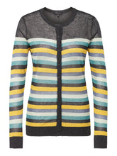 Load image into Gallery viewer, CARDIGAN | Leichte Knopfstrickjacke mit Streifen
