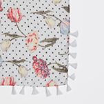 Load image into Gallery viewer, SCHAL | Leichtes Tuch mit Blumen Print und Quasten
